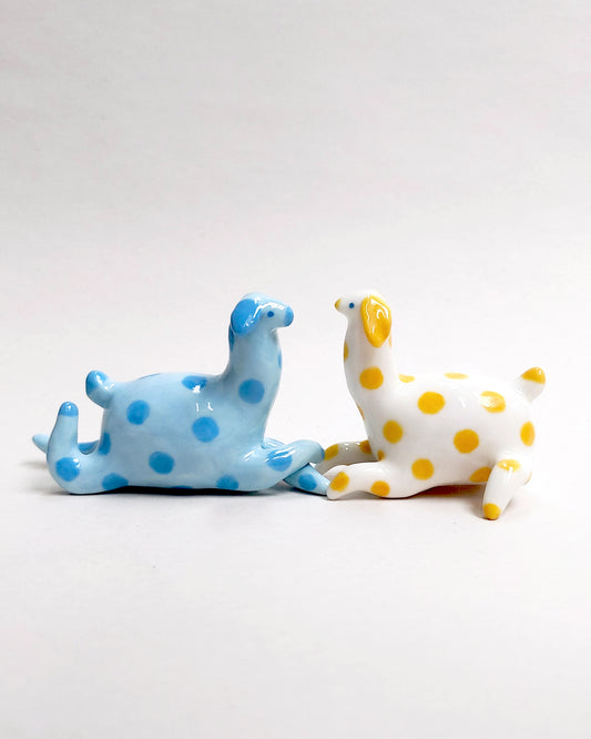 goatPIERROT Ceramic Art Toy [25.049 + 25.050: Large Camelopards, 4.5 cm tall, Listed Individually]