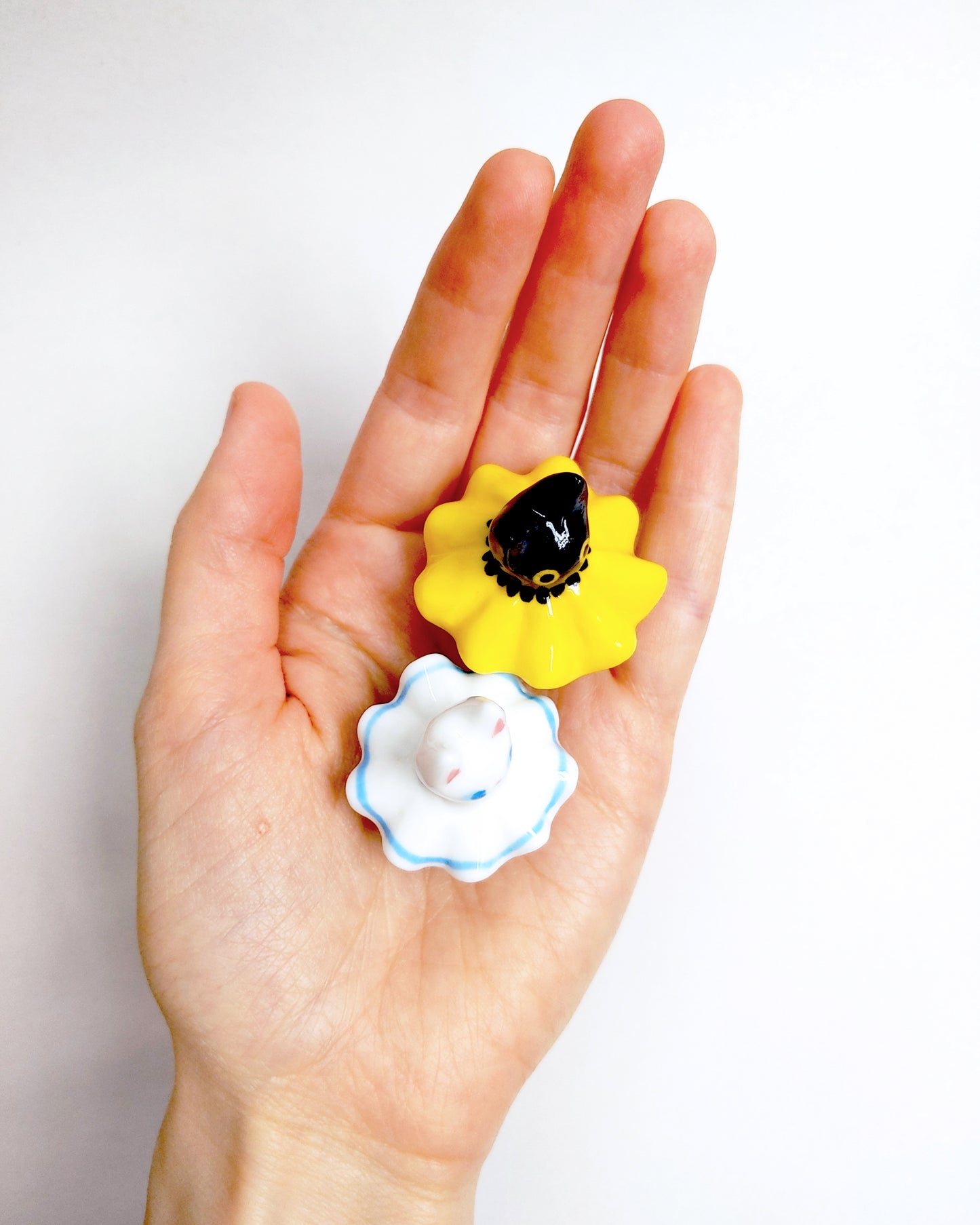 goatPIERROT Ceramic Art Toy [25.051 + 25.052: Cat Pierrots, Listed Individually]