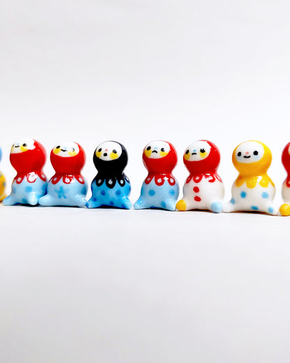 goatPIERROT Ceramic Art Toy [September 2025 Bobblenubbin Batch, 1.8 cm tall]