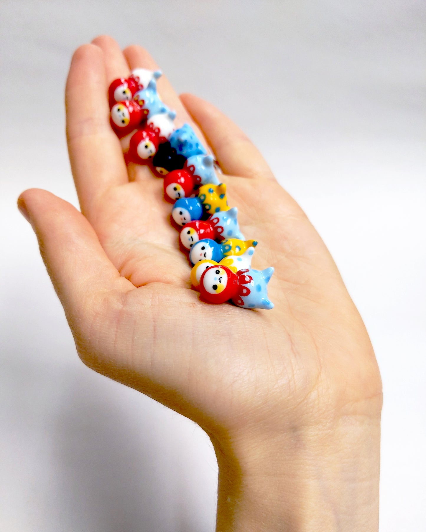 goatPIERROT Ceramic Art Toy [September 2025 Bobblenubbin Batch, 1.8 cm tall]