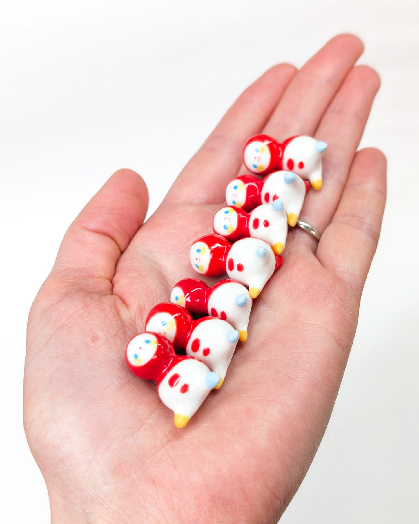 goatPIERROT Ceramic Art Toy [Classic Red Bobblenubbin Collection]