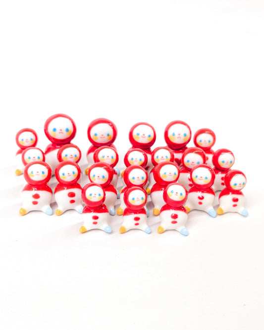 goatPIERROT Ceramic Art Toy [Classic Red Bobblenubbin Collection]