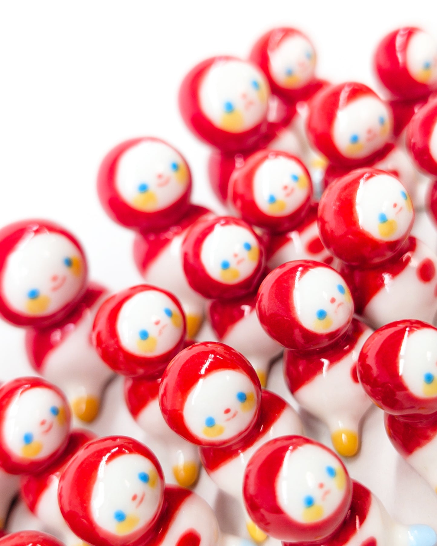 goatPIERROT Ceramic Art Toy [Classic Red Bobblenubbin Collection]