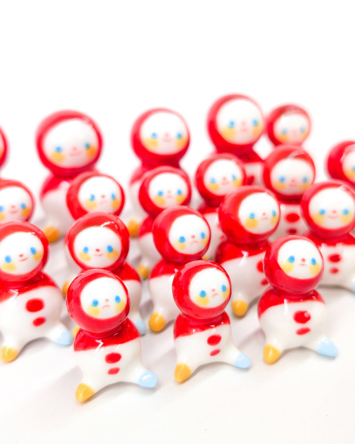 goatPIERROT Ceramic Art Toy [Classic Red Bobblenubbin Collection]