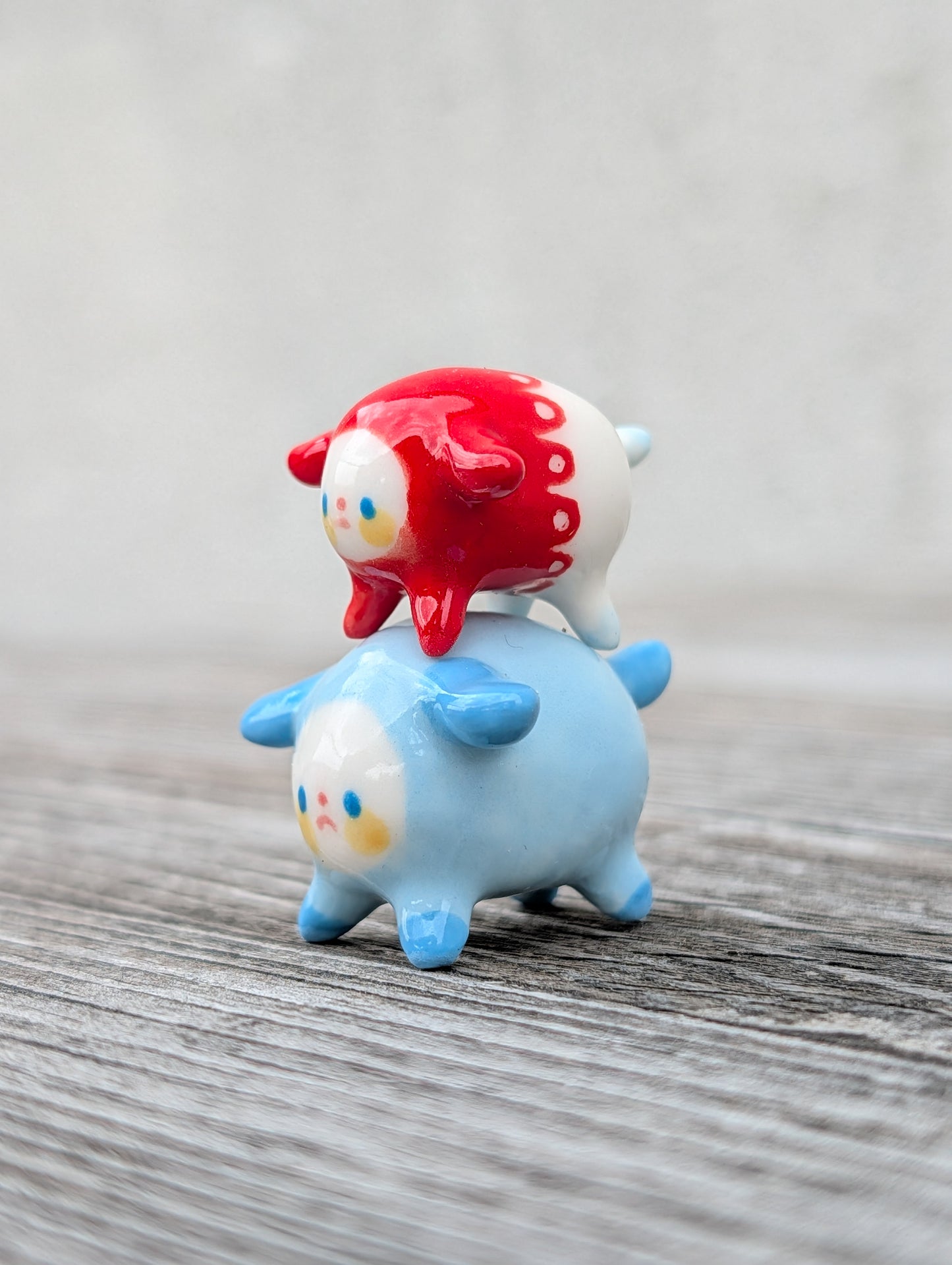 goatPIERROT Ceramic Art Toy [Tinydogman]