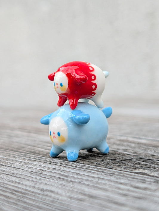 goatPIERROT Ceramic Art Toy [Tinydogman]