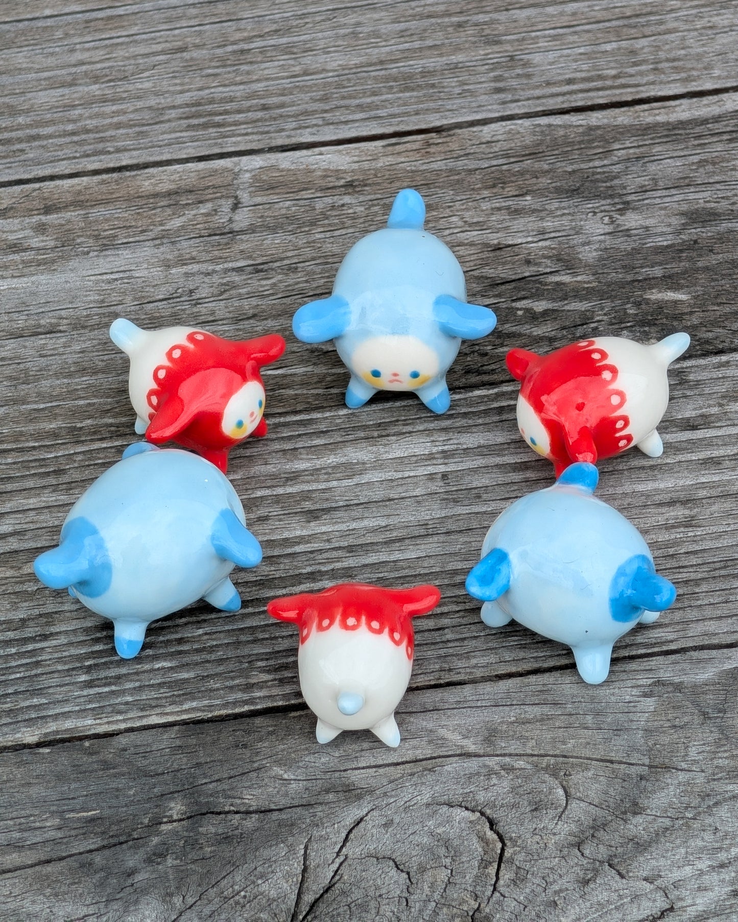 goatPIERROT Ceramic Art Toy [Tinydogman]