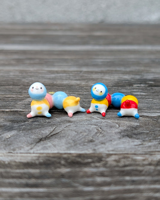 goatPIERROT Ceramic Art Toy [Weenie Bugglenubbins, just under 2cm tall]