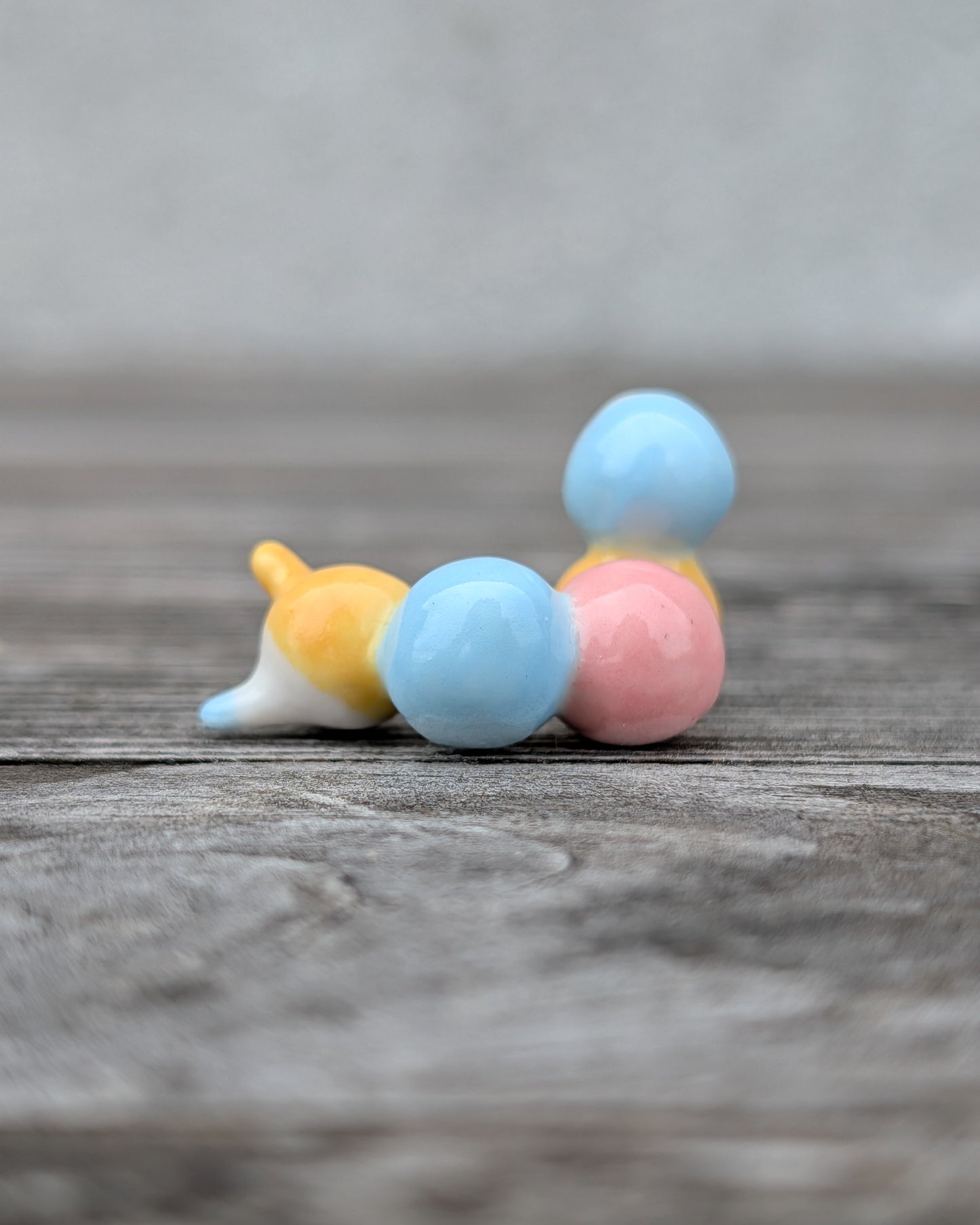 goatPIERROT Ceramic Art Toy [Weenie Bugglenubbins, just under 2cm tall]