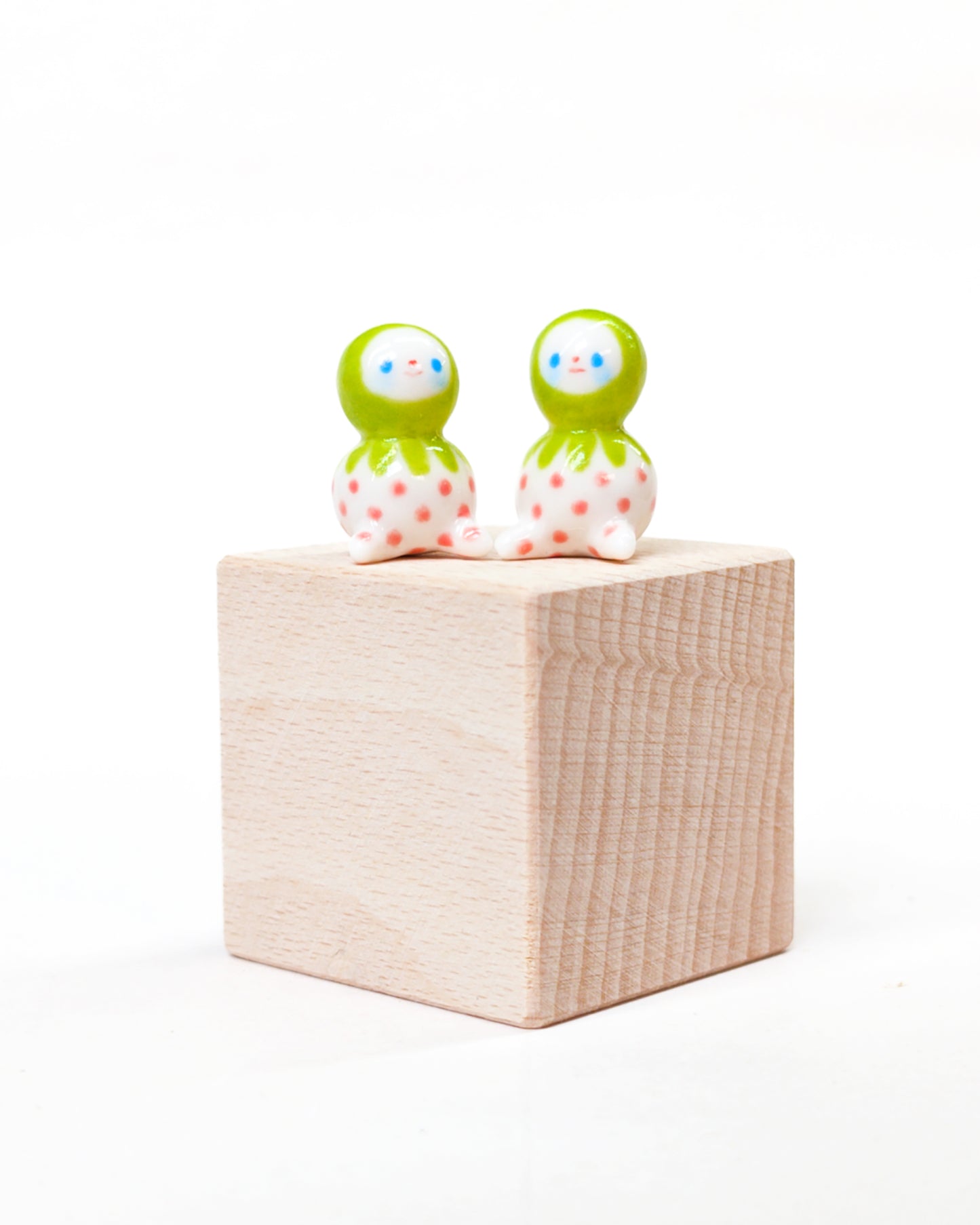 goatPIERROT Ceramic Art Toy [Classic Green Bobblenubbin Collection]
