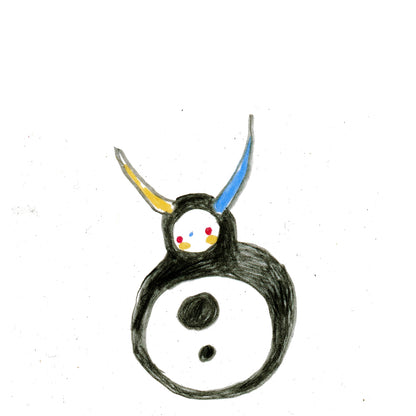 Birbauble Ceramic Art Toy [Horned]