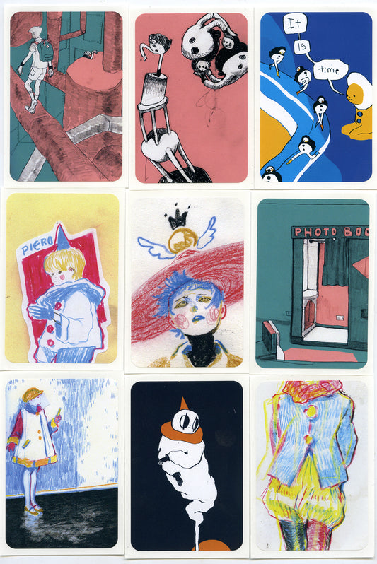 goatPIERROT Art Sticker Set #1