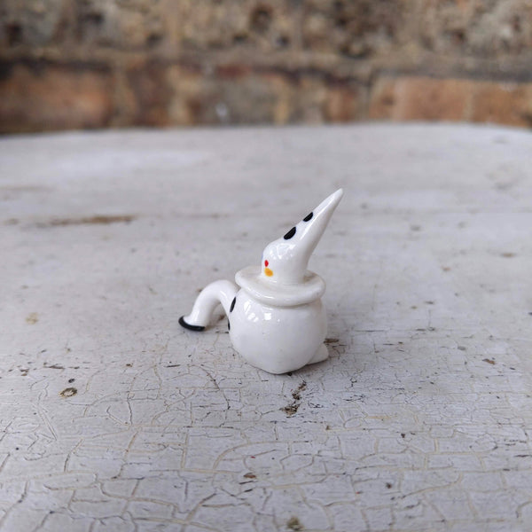 Tinybirdman Ceramic Art Toy [One-legged Pierrot]