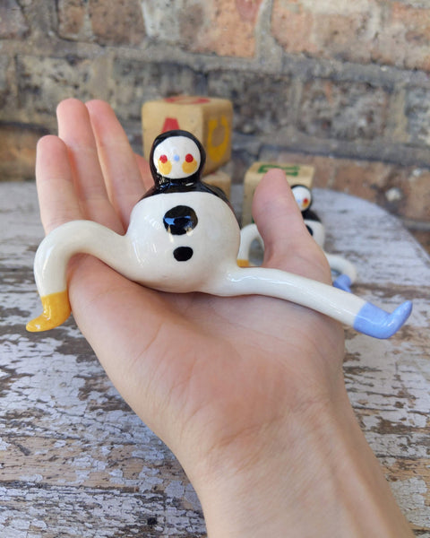 Tinybirdman Ceramic Art Toy [Extra Large Tinybirdman #3! Minor Flaws Collection]