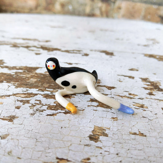 Tinybirdman Ceramic Art Toy [Lounging Longestbirdman]