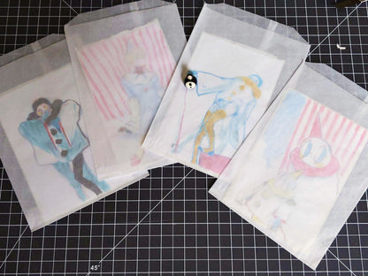 4"x6" Sticker Label Sketch #5