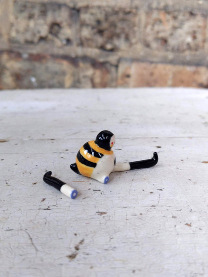 Tinybirdman Ceramic Art Toy [Injured Bee + Leg]