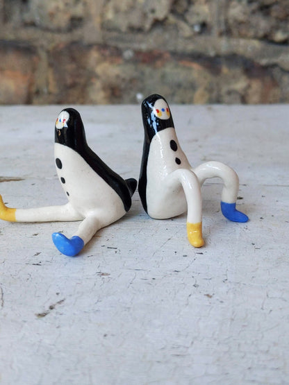 Longestbirdman Ceramic Art Toy [Set of Two, Early 2020 Prototypes]