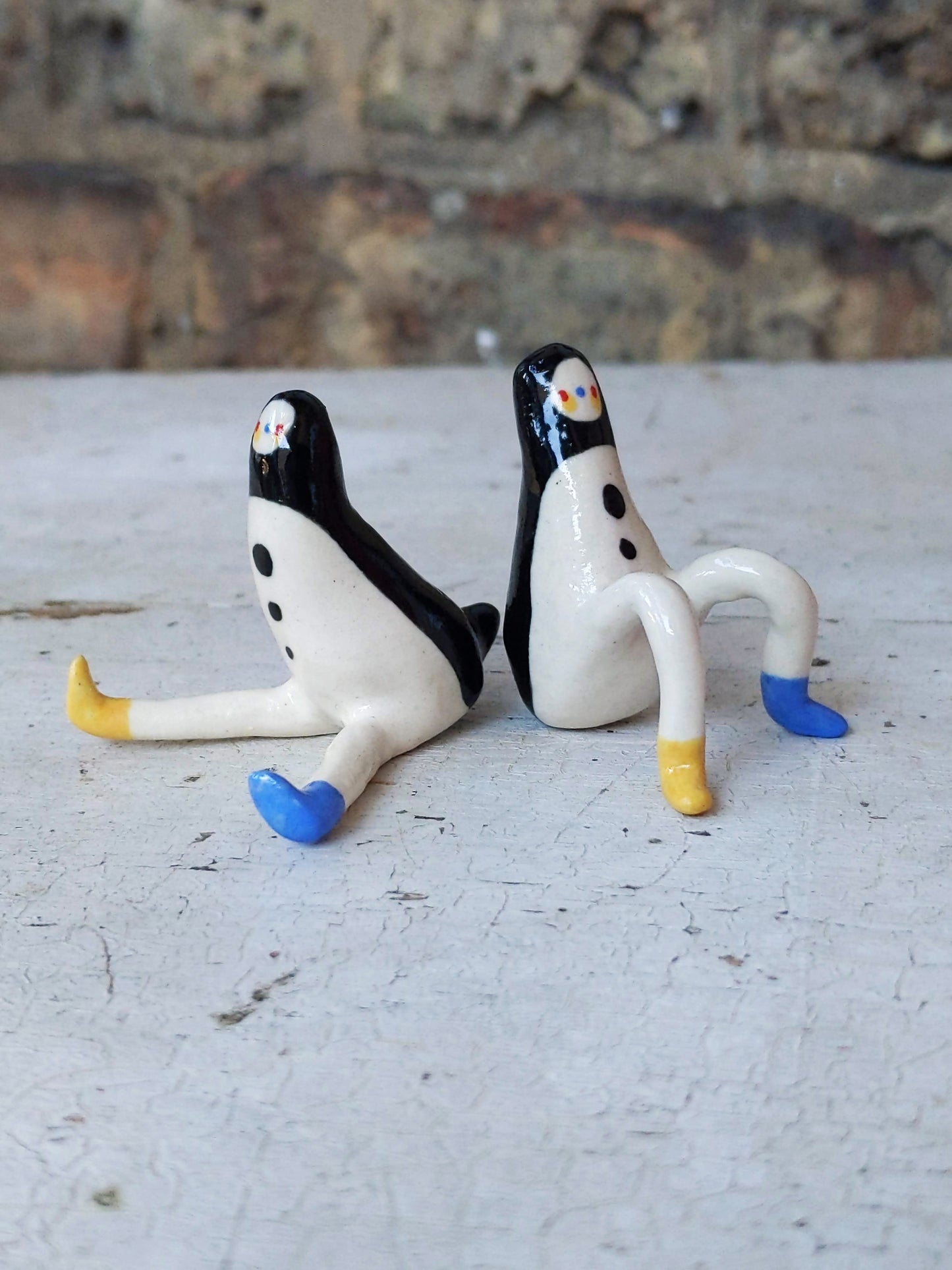 Longestbirdman Ceramic Art Toy [Set of Two, Early 2020 Prototypes]