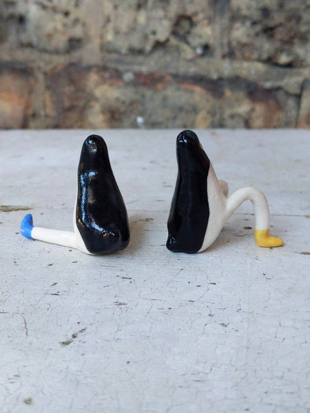 Longestbirdman Ceramic Art Toy [Set of Two, Early 2020 Prototypes]