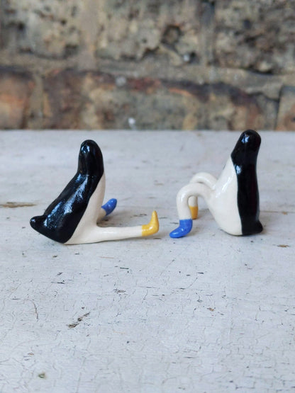 Longestbirdman Ceramic Art Toy [Set of Two, Early 2020 Prototypes]