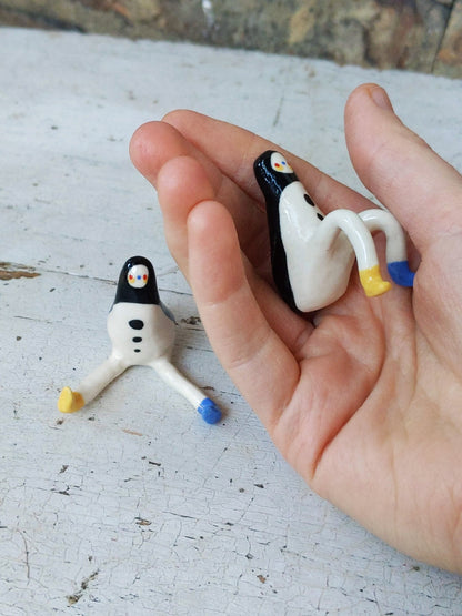 Longestbirdman Ceramic Art Toy [Set of Two, Early 2020 Prototypes]