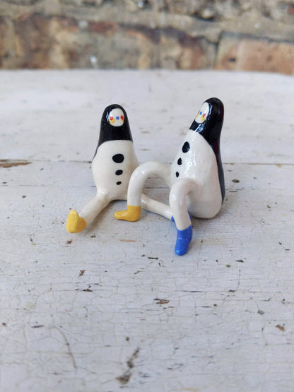 Longestbirdman Ceramic Art Toy [Set of Two, Early 2020 Prototypes]