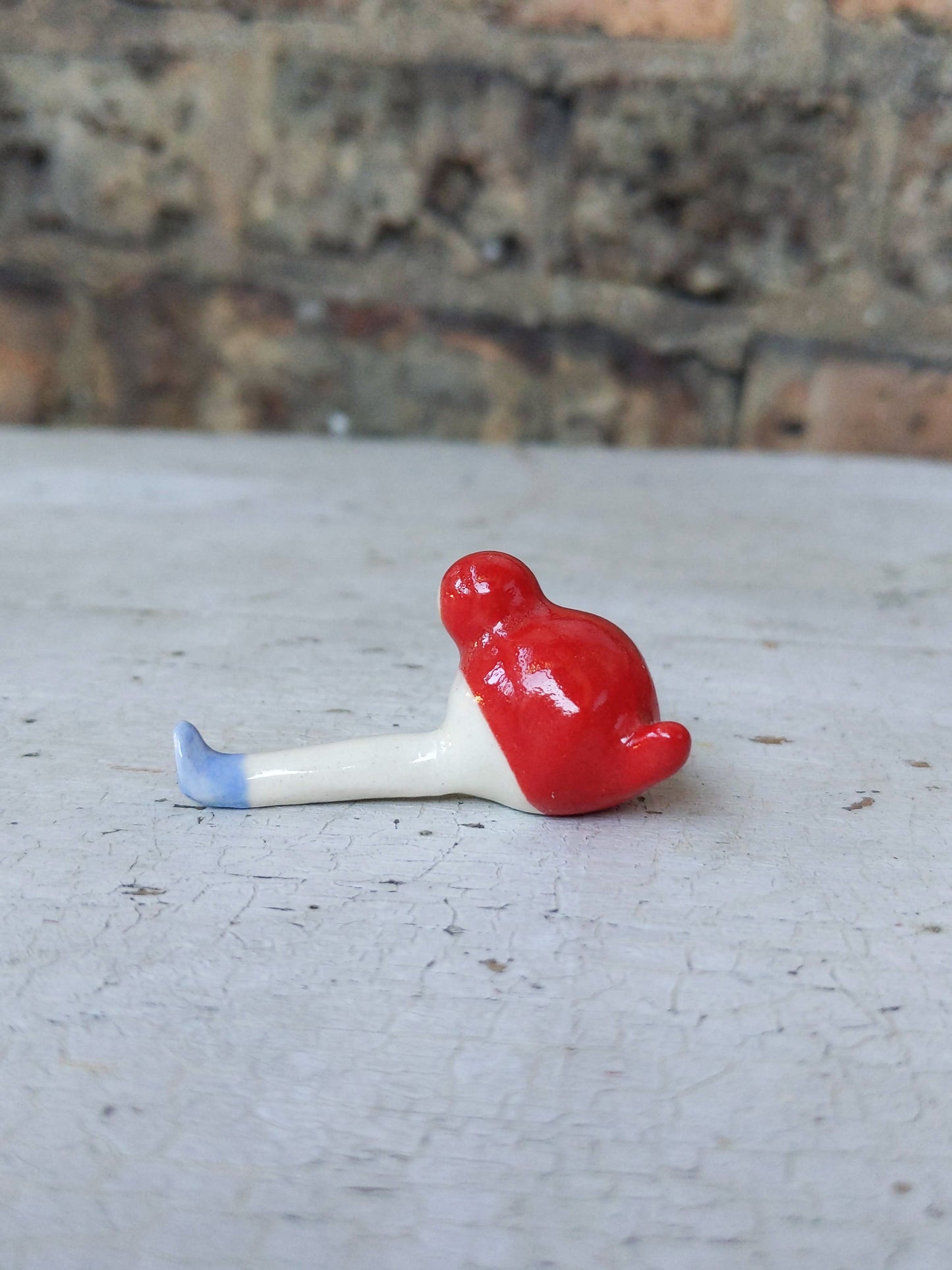 Tinybirdman Ceramic Art Toy [Red Prototype]