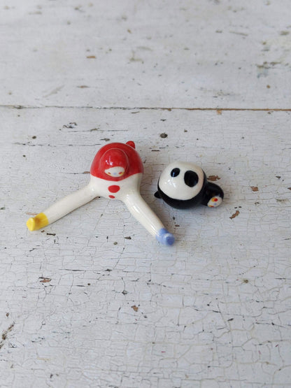 Tinybirdman Ceramic Art Toy [Red Prototype]