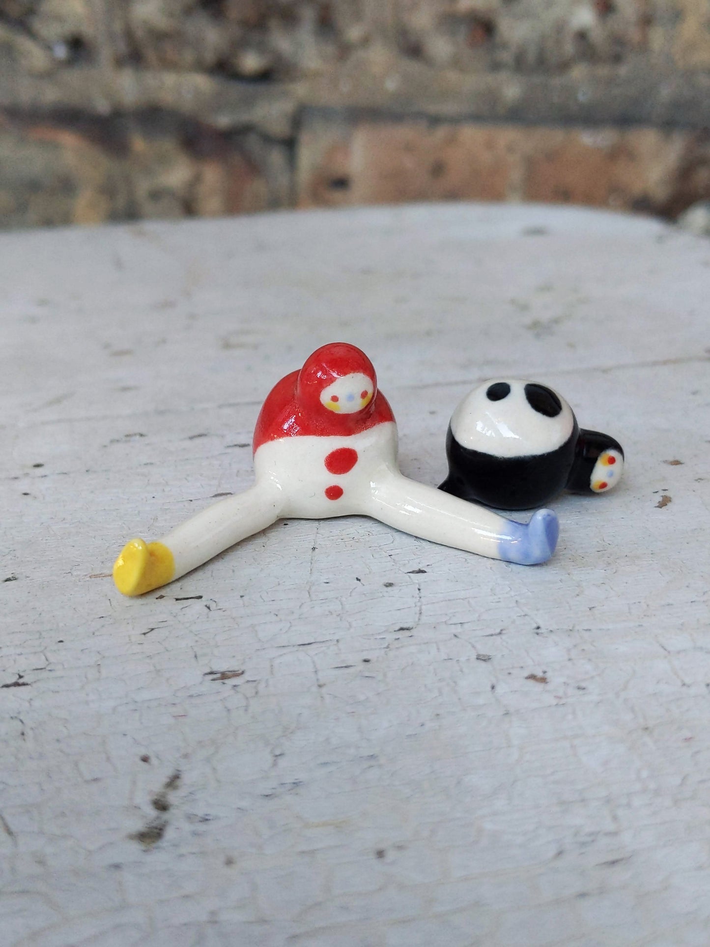 Tinybirdman Ceramic Art Toy [Red Prototype]