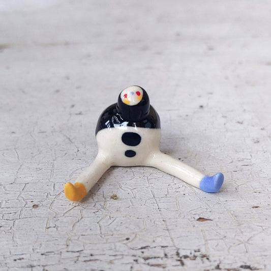 Tinybirdman Ceramic Art Toy [V Sitting Pose]