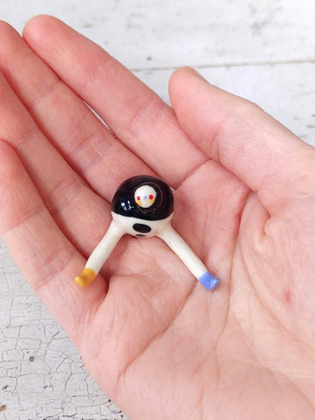 Tinybirdman Ceramic Art Toy [V Sitting Pose]