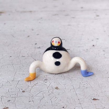 Tinybirdman Ceramic Art Toy [Macaroni Pose]