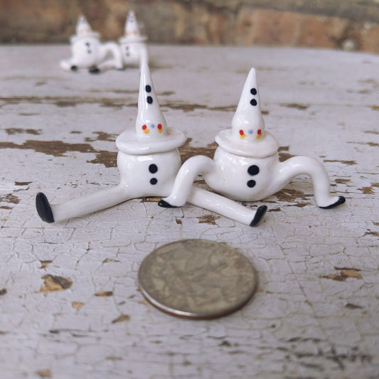 Tinybirdman Ceramic Art Toy [Pierrot Duo #2]