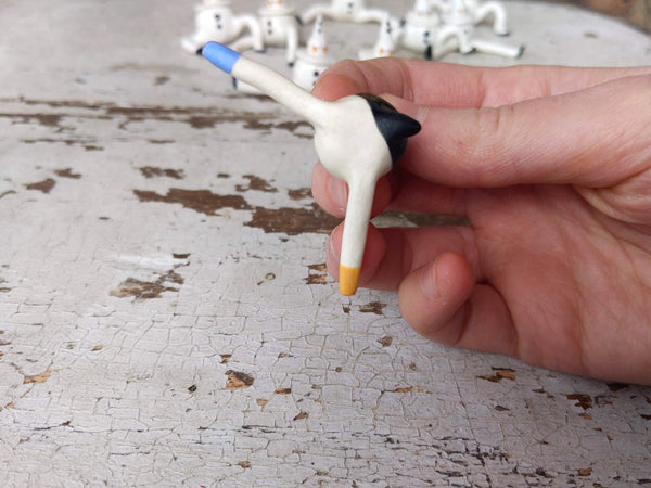 Tinybirdman Ceramic Art Toy [Blue Juggler]