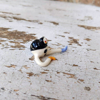 Tinybirdman Ceramic Art Toy [Stretching Tiny Muscles]