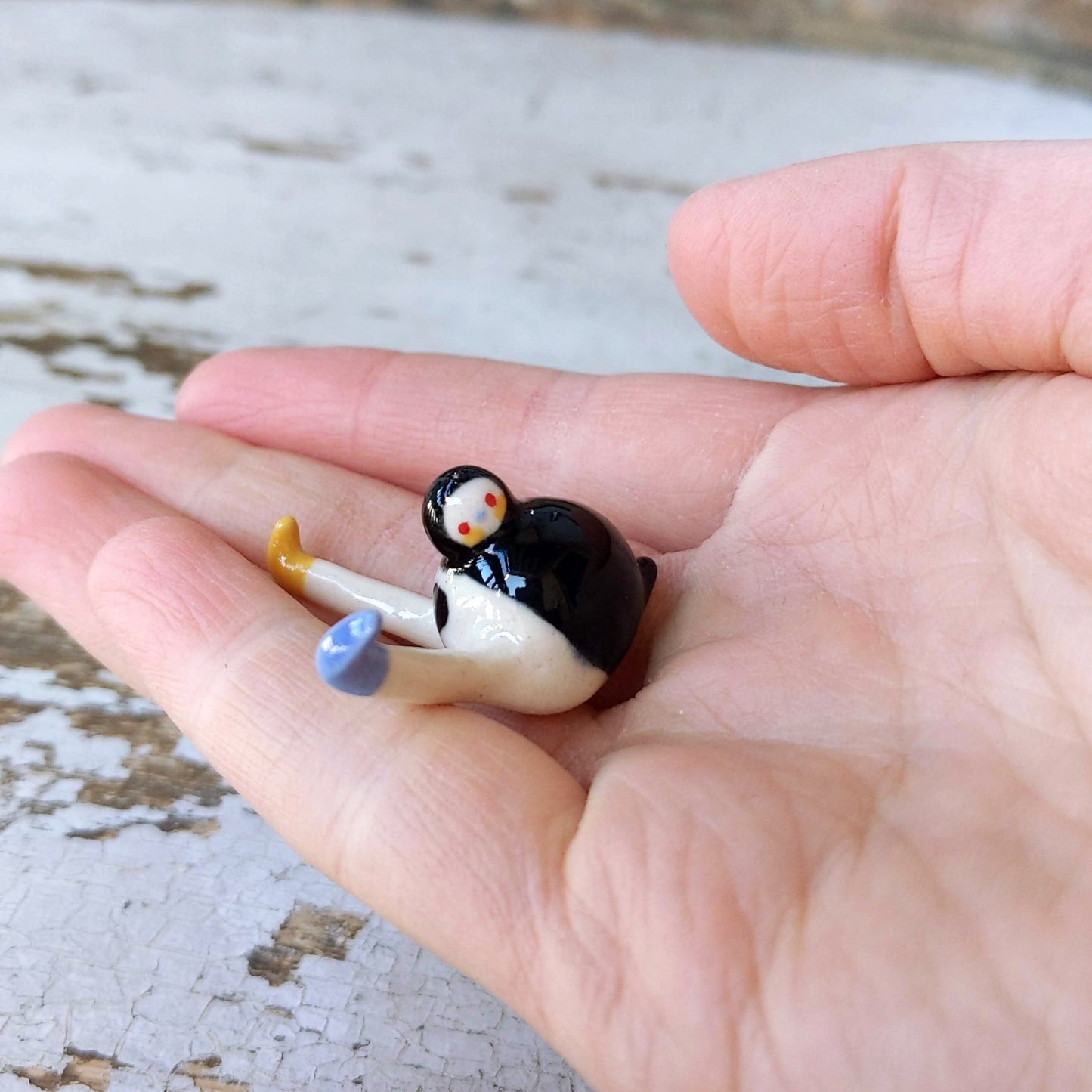 Tinybirdman Ceramic Art Toy ["V" Pose]