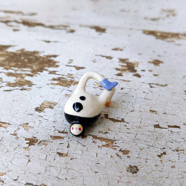 Tinybirdman Ceramic Art Toy [Cloudwatching Pose]