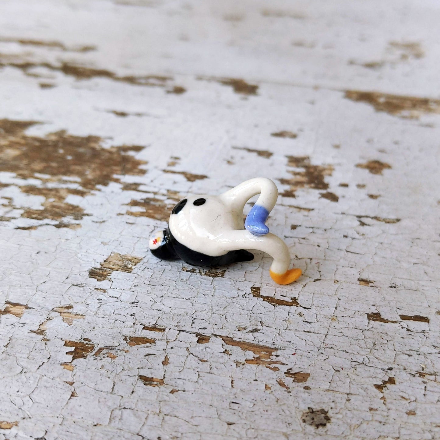 Tinybirdman Ceramic Art Toy [Cloudwatching Pose]