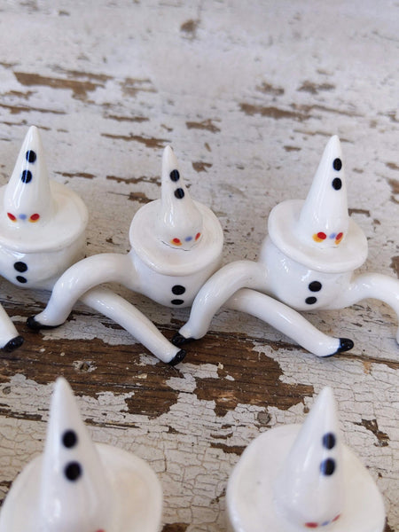 Tinybirdman Ceramic Art Toy [April's Pierrot Seconds - minor flaws]