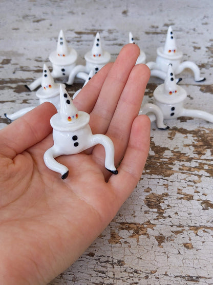 Tinybirdman Ceramic Art Toy [April's Pierrot Seconds - minor flaws]