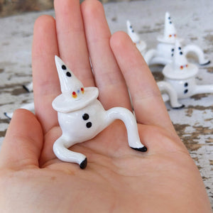 Tinybirdman Ceramic Art Toy [April's Pierrot Seconds - minor flaws]