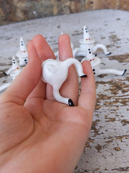 Tinybirdman Ceramic Art Toy [April's Pierrot Seconds - minor flaws]