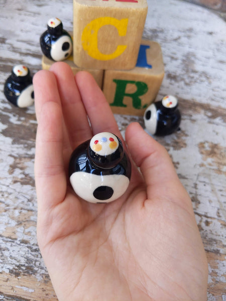 Birbauble Ceramic Art Toy [Looking Up! Multiple Sizes, Batch of Four]