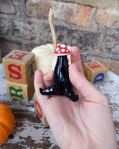 Ceramic Art Toy [Amanita Imp, Short legs]