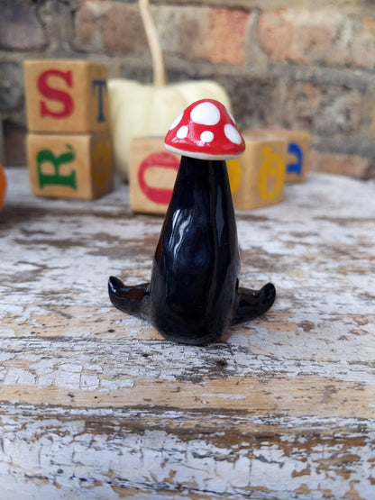 Ceramic Art Toy [Amanita Imp, Short legs]