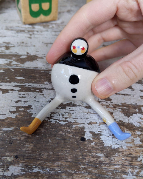 Tinybirdman Ceramic Art Toy [Roundestbirdman Second - Flawed]