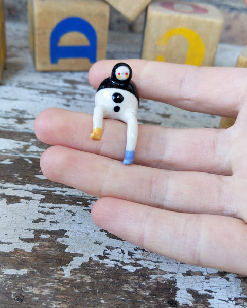 Tinybirdman Ceramic Art Toy [Sitting Pose]