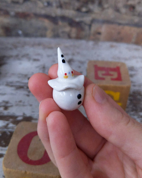 Birbauble Ceramic Art Toy [Pierrot]