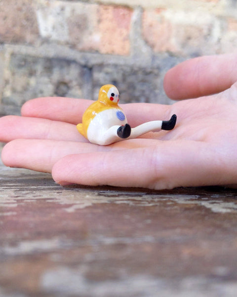 Tinybirdman Ceramic Art Toy [A Strange Yellow Fellow]